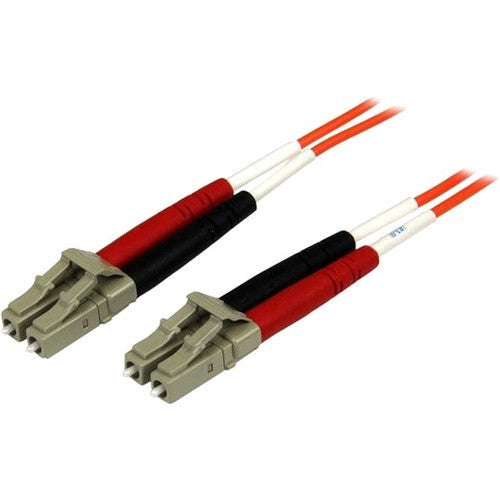 StarTech.com 2m OFNP Plenum Multimode 50/125 Duplex Fiber Patch Cable LC - LC 50FIBPLCLC2