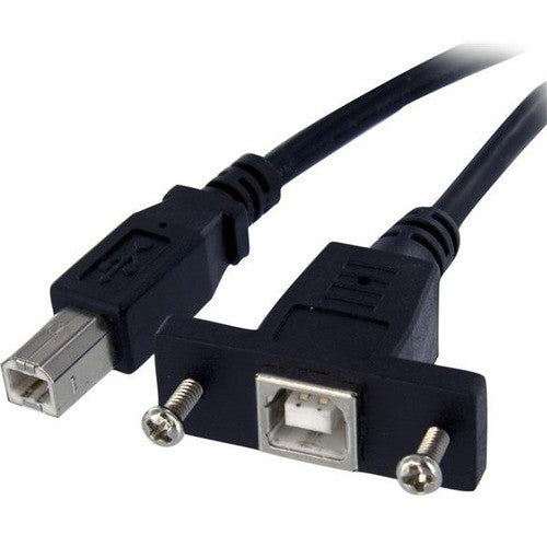 StarTech.com StarTech.com 1 ft Panel Mount USB Cable B to B - F/M USBPNLBFBM1