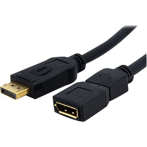 StarTech.com 6ft (2m) DisplayPort Extension Cable, 4K x 2K Video, DisplayPort Male to Female Extension Cable, DP 1.2 Extender Cable / Cord DPEXT6L