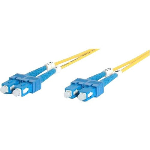 StarTech.com 2m Fiber Optic Cable - Single-Mode Duplex 9/125 - LSZH - SC/SC - OS1 - SC to SC Fiber Patch Cable SMFIBSCSC2