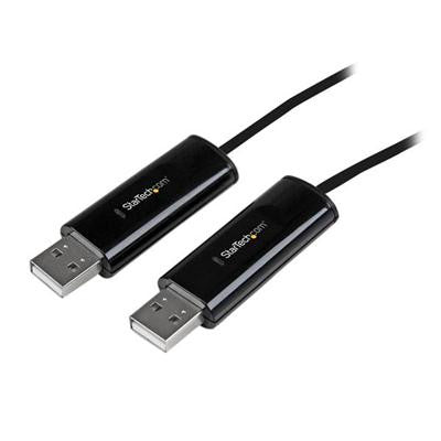 StarTech.com 2 Port USB Keyboard Mouse Switch Cable w/ File Transfer for PC and Mac&reg; SVKMS2