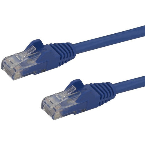 StarTech.com Câble Ethernet CAT6 de 0,9 m – Gigabit sans accroc bleu – Cordon de brassage PoE UTP 650 MHz de catégorie 6 100 W Câblage certifié UL/TIA N6PATCH2BL