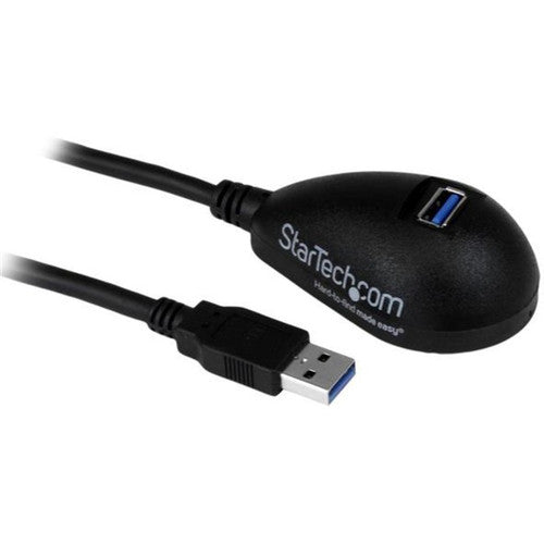 StarTech.com Câble d'extension USB 3.0 SuperSpeed ​​noir de 1,5 m - A vers AM/F USB3SEXT5DKB