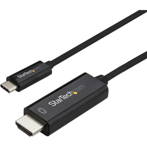 StarTech.com 3ft (1m) USB C to HDMI Cable - 4K 60Hz USB Type C DP Alt Mode to HDMI 2.0 Video Display Adapter Cable - Works w/Thunderbolt 3 CDP2HD1MBNL