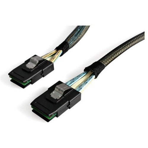 StarTech.com StarTech.com 50cm Internal Mini-SAS Cable SFF-8087 To SFF-8087 & Sideband - Serial Attached SCSI (SAS) internal cable - with Sidebands - 4-Lane - 36 pin 4i Mini MultiLane - 36 pin 4i Mini MultiLane - 50 cm SAS878750