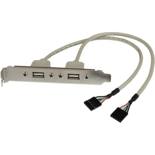 StarTech.com Adaptateur de plaque à fente femelle USB A 2 ports USBPLATE