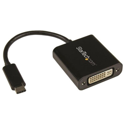 StarTech.com USB C to DVI Adapter - Thunderbolt 3 Compatible - 1920x1200 - USB-C to DVI Adapter for USB-C devices such as your 2018 iPad Pro - DVI-I Converter CDP2DVI