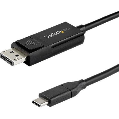 StarTech.com 6ft (2m) USB C to DisplayPort 1.4 Cable 8K 60Hz/4K - Reversible DP to USB-C or USB-C to DP Video Adapter Cable HBR3/HDR/DSC CDP2DP142MBD