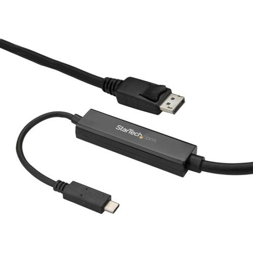 StarTech.com 9.8ft/3m USB C to DisplayPort 1.2 Cable 4K 60Hz - USB Type-C to DP Video Adapter Monitor Cable HBR2 - TB3 Compatible - Black CDP2DPMM3MB