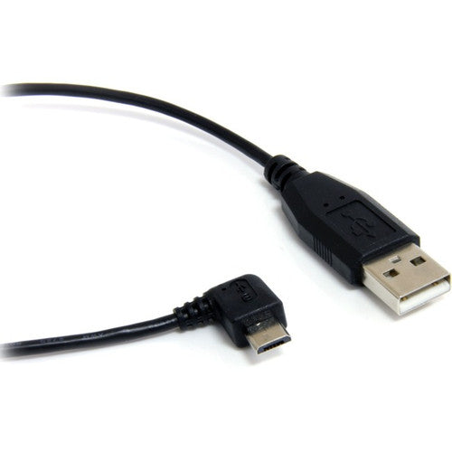 StarTech.com StarTech.com USB cable - 4 pin USB Type A (M) - Right Angle Micro USB Type B (M) - 90 cm UUSBHAUB3RA