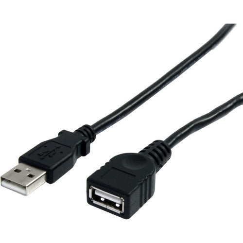 StarTech.com 10 ft Black USB 2.0 Extension Cable A to A - M/F USBEXTAA10BK