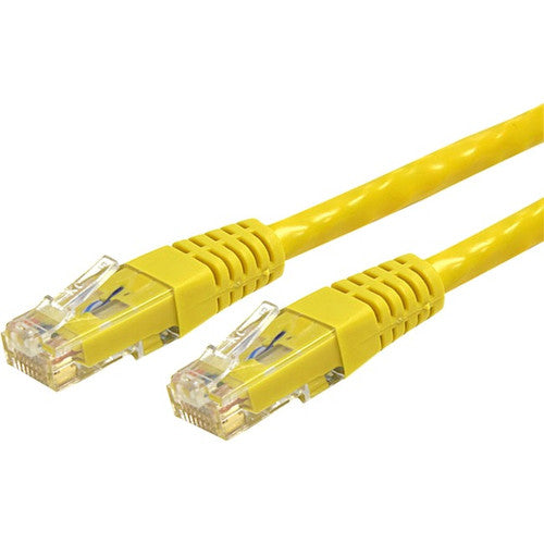 StarTech.com 6ft CAT6 Ethernet Cable - Yellow Molded Gigabit - 100W PoE UTP 650MHz - Category 6 Patch Cord UL Certified Wiring/TIA C6PATCH6YL