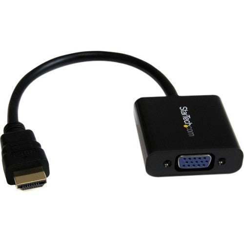 StarTech.com HDMI to VGA Adapter - 1080p - 1920 x 1080 - Black - HDMI Converter - VGA to HDMI Monitor Adapter HD2VGAE2