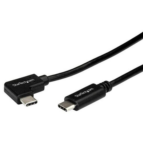 StarTech.com Câble USB-C à angle droit de 1 m M/M - USB 2.0 - Câble USB Type C - Câble USB-C à 90 degrés - Câble USB C vers USB C - Câble de charge USB-C USB2CC1MR