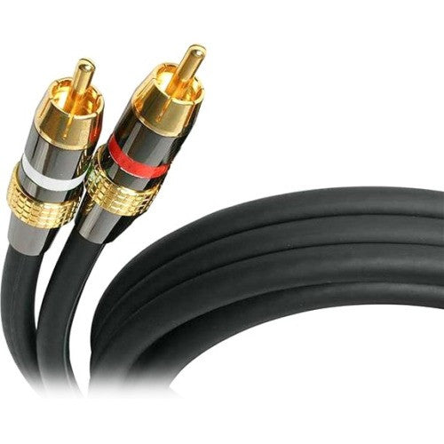 StarTech.com StarTech.com Premium Audio Cable - 30ft - 2 x RCA, 2 x RCA - Audio Cable External - Black AUDIORCA30