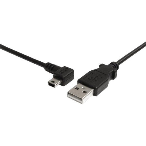 StarTech.com 3 ft Mini USB Cable - A to Left Angle Mini B USB2HABM3LA