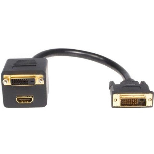 StarTech.com 1 ft DVI-D to DVI-D & HDMI Splitter Cable - M/F DVISPL1DH