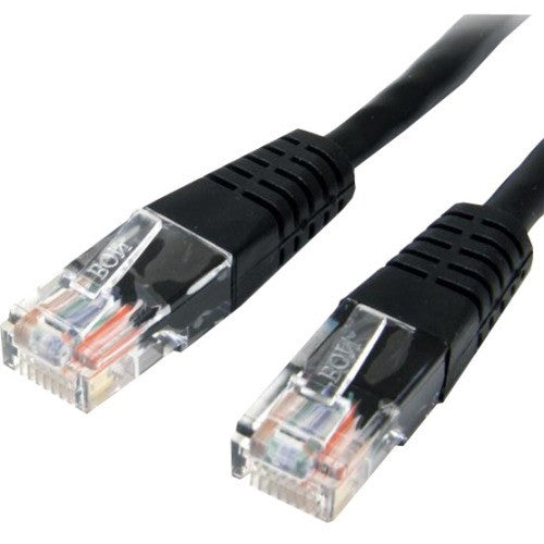 StarTech.com 50 ft Black Molded Cat5e UTP Patch Cable M45PATCH50BK