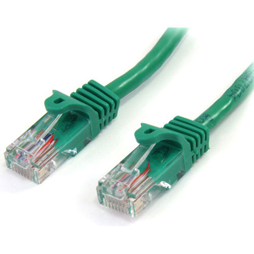 StarTech.com 6 ft Green Cat5e Snagless UTP Patch Cable 45PATCH6GN