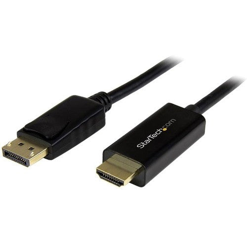 StarTech.com 10ft (3m) DisplayPort to HDMI Cable, 4K 30Hz Video, DP 1.2 to HDMI Adapter Cable Converter for HDMI Monitor/Display, Passive DP2HDMM3MB