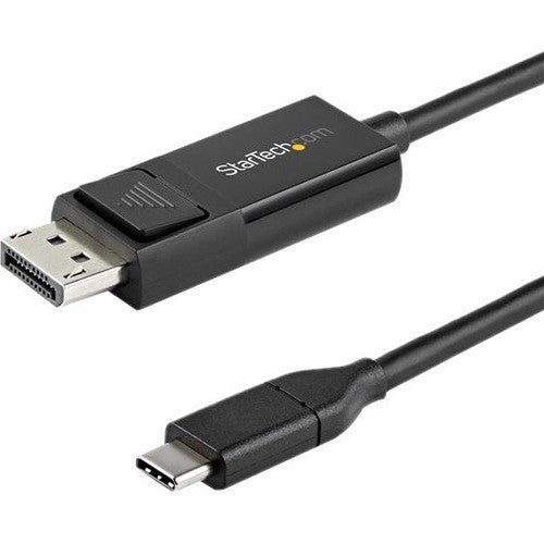 StarTech.com Câble USB C vers DisplayPort 1.2 de 2 m 4K 60 Hz - Adaptateur vidéo réversible DP vers USB-C / USB-C vers DP Câble de moniteur HBR2/HDR CDP2DP2MBD