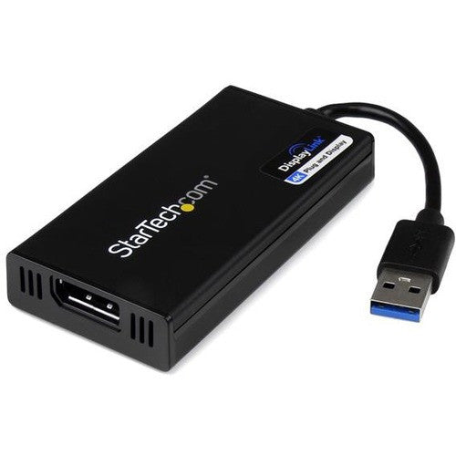 StarTech.com USB 3.0 to 4K DisplayPort External Multi Monitor Video Graphics Adapter - DisplayLink Certified - Ultra HD 4K USB32DP4K