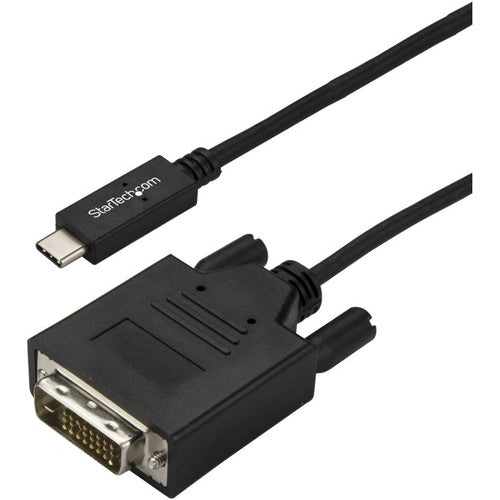 StarTech.com 10ft (3m) USB C to DVI Cable - 1080p USB Type-C to DVI-Digital Video Display Adapter Monitor Cable - Works w/ Thunderbolt 3 CDP2DVI3MBNL