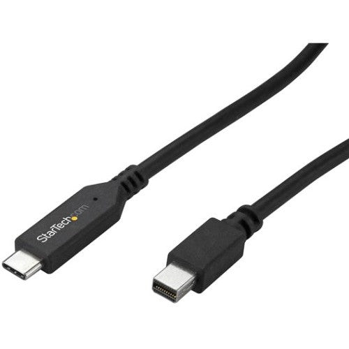 StarTech.com 6 ft. / 1.8 m USB-C to Mini DisplayPort Cable - 4K 60Hz - Black - USB 3.1 Type-C to Mini DP Adapter Cable - mDP Cable CDP2MDPMM6B