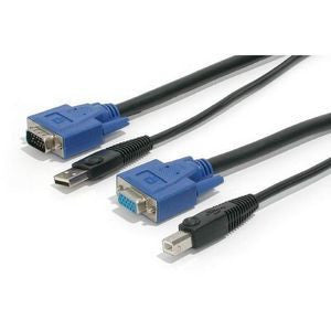 StarTech.com Câble KVM USB universel 2-en-1 de 15 pieds SVUSB2N1_15