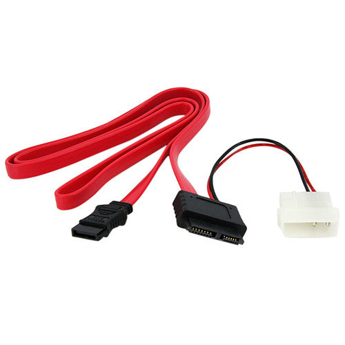 StarTech.com Adaptateur Slimline SATA vers SATA 36 pouces avec adaptateur LP4 SLSATAF36