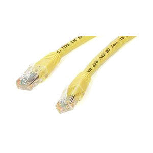 StarTech.com 20ft CAT6 Ethernet Cable - Yellow Molded Gigabit - 100W PoE UTP 650MHz - Category 6 Patch Cord UL Certified Wiring/TIA C6PATCH20YL