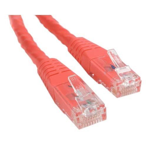 StarTech.com Câble Ethernet CAT6 de 1,8 m – Gigabit moulé rouge – 100 W PoE UTP 650 MHz – Cordon de brassage catégorie 6 Câblage certifié UL/TIA C6PATCH6RD