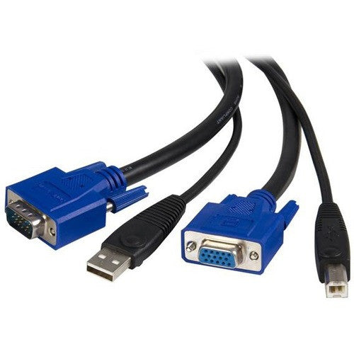 StarTech.com 6 ft 2-in-1 USB KVM Cable SVUSB2N16