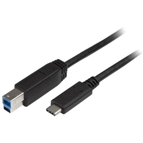 StarTech.com 2m 6 ft USB C to USB B Printer Cable - M/M - USB 3.0 - USB B Cable - USB C to USB B Cable - USB Type C to Type B Cable USB315CB2M