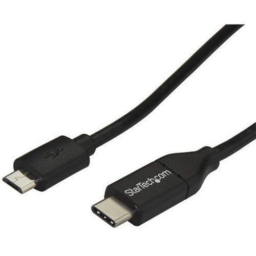 StarTech.com Câble USB C vers Micro USB de 2 m - M/M - USB 2.0 - Câble de charge USB-C vers Micro USB - Câble USB 2.0 Type C vers Micro B USB2CUB2M