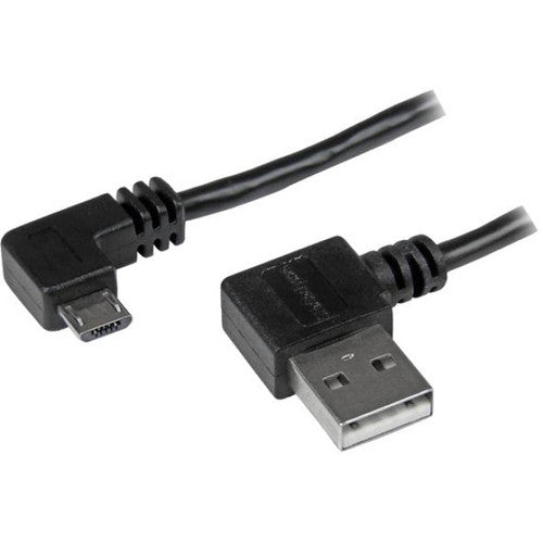 StarTech.com Câble micro-USB de 2 m avec connecteurs à angle droit - M/M - Câble USB A vers Micro B USB2AUB2RA2M