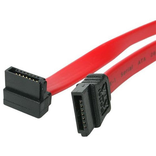 StarTech.com 12in SATA to Right Angle SATA Serial ATA Cable SATA12RA1