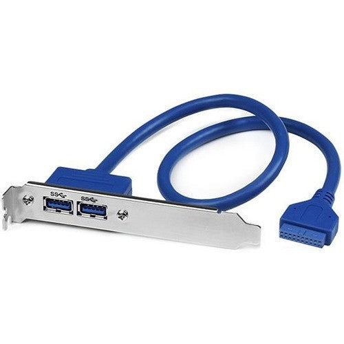 StarTech.com 2 Port USB 3.0 A Female Slot Plate Adapter USB3SPLATE