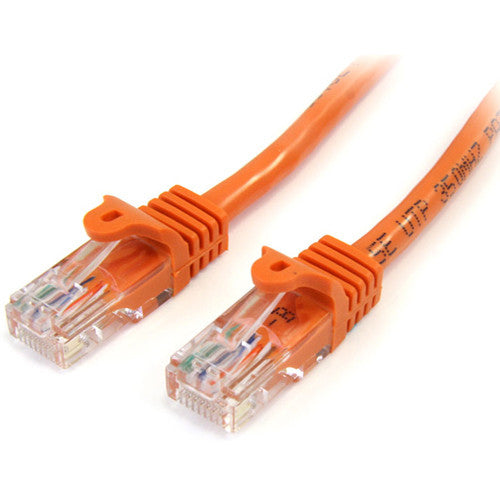 StarTech.com Câble de raccordement UTP Cat5e sans accroc orange de 15 pieds 45PATCH15OR