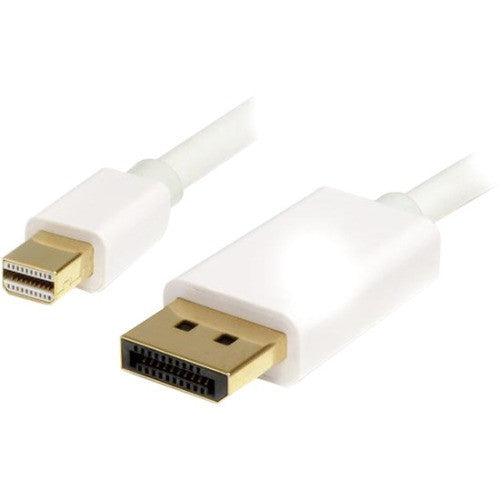 StarTech.com 2m (6ft) Mini DisplayPort to DisplayPort 1.2 Cable, 4K x 2K mDP to DisplayPort Adapter Cable, Mini DP to DP Cable for Monitor MDP2DPMM2MW