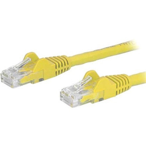 StarTech.com 14ft CAT6 Ethernet Cable - Yellow Snagless Gigabit - 100W PoE UTP 650MHz Category 6 Patch Cord UL Certified Wiring/TIA N6PATCH14YL