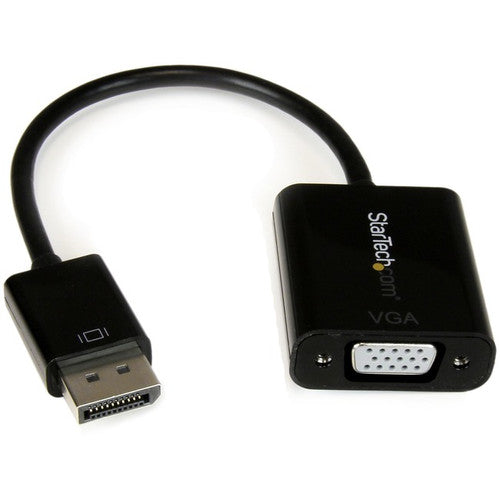 StarTech.com DisplayPort to VGA Adapter, Active DP to VGA Converter, 1080p Video, DP to VGA Adapter Dongle (Digital to Analog), DP 1.2 DP2VGA3