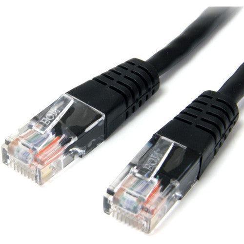 StarTech.com 6 ft Black Molded Cat5e UTP Patch Cable M45PATCH6BK