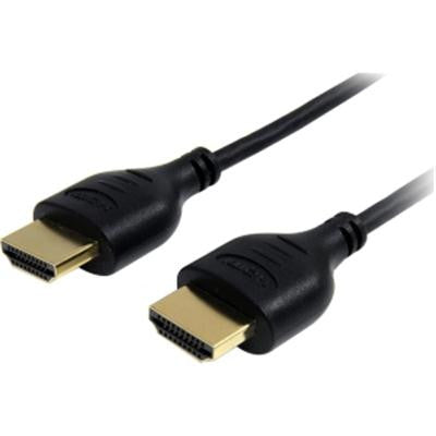 StarTech.com 6ft Slim HDMI Cable, 4K High Speed HDMI Cable with Ethernet, 4K 30Hz UHD HDMI Cord 36AWG, 4K HDMI 1.4 Video/Display Cable HDMIMM6HSS