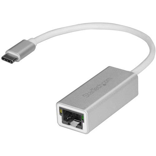 StarTech.com USB-C to Gigabit Ethernet Adapter Aluminum Thunderbolt Port Compatible USB Type Network Adapter US1GC30A