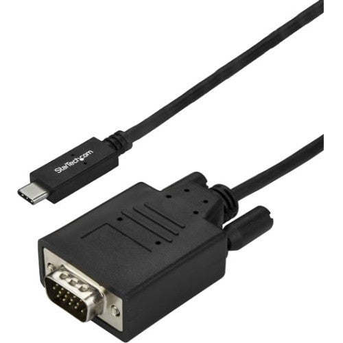 StarTech.com Câble USB C vers VGA de 3 m - Câble de moniteur adaptateur USB Type C DP Alt Mode vers VGA 1080p - Fonctionne avec Thunderbolt 3 CDP2VGA3MBNL