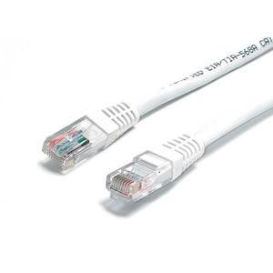 StarTech.com 2ft CAT6 Ethernet Cable - White Molded Gigabit - 100W PoE UTP 650MHz - Category 6 Patch Cord UL Certified Wiring/TIA C6PATCH2WH