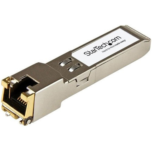 Module SFP compatible StarTech.com Brocade E1MG-TX - 1000BASE-T - Émetteur-récepteur SFP Gigabit Ethernet 1GE vers RJ45 Cat6/Cat5e - 100 m E1MG-TX-ST