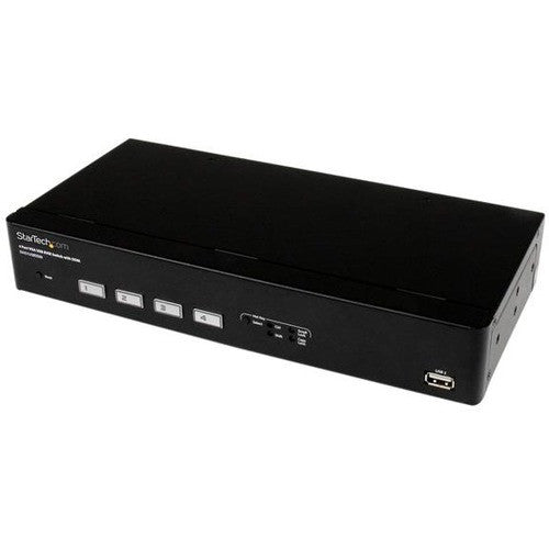 StarTech.com Commutateur KVM USB VGA 4 ports avec technologie de commutation rapide DDM et câbles SV431USBDDM