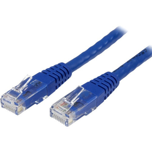 StarTech.com Câble Ethernet CAT6 de 1,5 m – Gigabit moulé bleu – 100 W PoE UTP 650 MHz – Cordon de brassage catégorie 6 Câblage certifié UL/TIA C6PATCH5BL